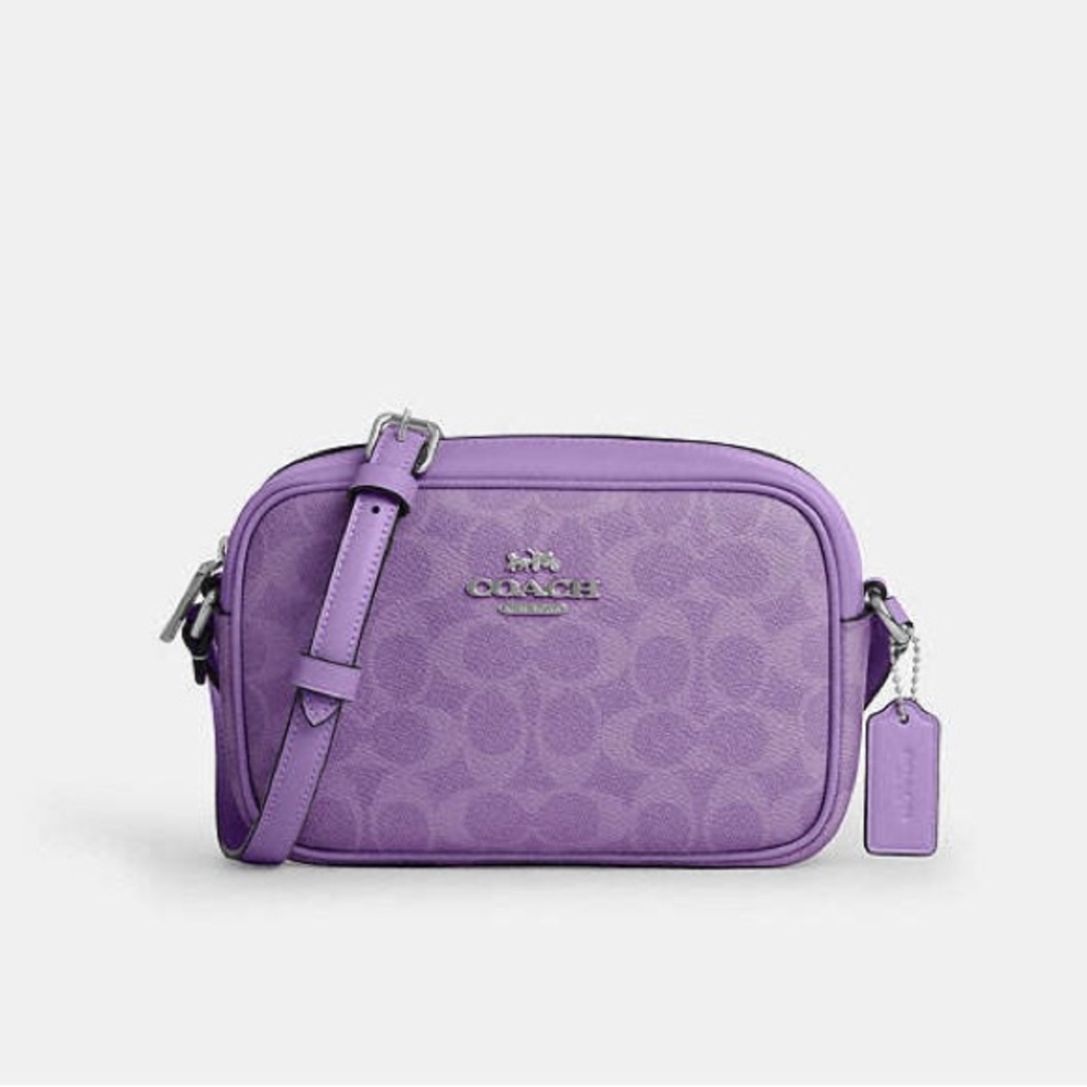 Coach Mini Jamie Camera Purple Bag